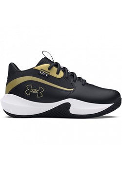 Dziecięce buty do koszykówki Under Armour UA Ps Lockdown 7 - czarne ze sklepu Sportstylestory.com w kategorii Buty sportowe dziecięce - zdjęcie 178170014