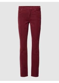 Spodnie sztruksowe o kroju skinny fit z mieszanki bawełny model ‘Roxanne’ ze sklepu Peek&Cloppenburg  w kategorii Spodnie damskie - zdjęcie 178170893