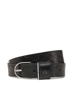 Calvin Klein Pasek Damski Ck Metal Round Buckle 2.5_Braid K60K613152 Czarny ze sklepu MODIVO w kategorii Paski damskie - zdjęcie 178172194