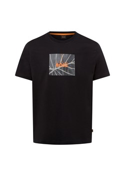 BOSS Orange Koszulka męska - Te_InJungle Mężczyźni Bawełna czarny nadruk ze sklepu vangraaf w kategorii T-shirty męskie - zdjęcie 178173484