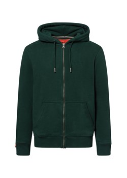Superdry Męski sweter z kapturem Mężczyźni Bawełna jodłowy jednolity ze sklepu vangraaf w kategorii Bluzy męskie - zdjęcie 178173491
