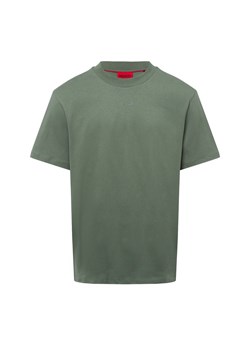 HUGO Koszulka męska Mężczyźni Bawełna trzcinowy jednolity ze sklepu vangraaf w kategorii T-shirty męskie - zdjęcie 178173493