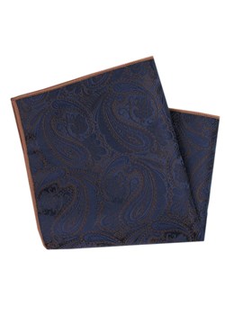 Męska, Elegancka Poszetka - Alties - Granatowe Paisley POSZALTTANIA0824 ze sklepu JegoSzafa.pl w kategorii Poszetki i butonierki - zdjęcie 178178763