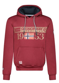 Geographical Norway Bluza &quot;Fastlife&quot; w kolorze czerwonym ze sklepu Limango Polska w kategorii Bluzy męskie - zdjęcie 178195680