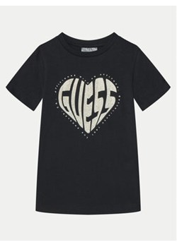 Guess T-Shirt J5RI46 J1314 Czarny Regular Fit ze sklepu MODIVO w kategorii T-shirty chłopięce - zdjęcie 178199440