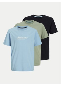 Jack&Jones Junior Komplet 3 t-shirtów Beau 12278387 Kolorowy Regular Fit ze sklepu MODIVO w kategorii T-shirty chłopięce - zdjęcie 178201093