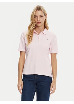 Tommy Hilfiger Polo 1985 WW0WW43224 Różowy Regular Fit ze sklepu MODIVO w kategorii Bluzki damskie - zdjęcie 178201394