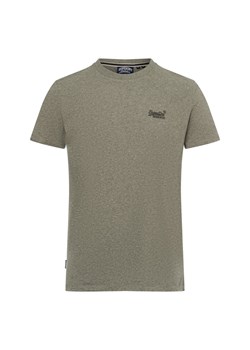 Superdry Koszulka męska Mężczyźni Bawełna błotnisty jednolity ze sklepu vangraaf w kategorii T-shirty męskie - zdjęcie 178202584