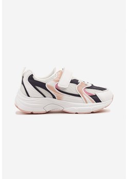 Różowe Buty Sportowe Sneakersy z Geometrycznym Motywem Olirenea ze sklepu born2be.pl w kategorii Buty sportowe dziecięce - zdjęcie 178204734