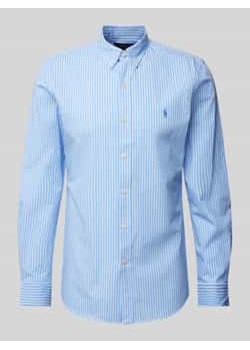 Koszula casualowa o kroju slim fit z kołnierzykiem typu button down ze sklepu Peek&Cloppenburg  w kategorii Koszule męskie - zdjęcie 178205292