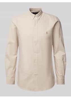 Koszula casualowa o kroju slim fit z kołnierzykiem typu button down ze sklepu Peek&Cloppenburg  w kategorii Koszule męskie - zdjęcie 178205302