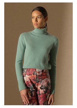 Perfect Cashmere Kaszmirowy golf &quot;Tracy&quot; w kolorze zielonym ze sklepu Limango Polska w kategorii Swetry damskie - zdjęcie 178205952