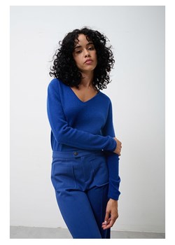 AUTHENTIC CASHMERE Kaszmirowy sweter &quot;Galise&quot; w kolorze niebieskim ze sklepu Limango Polska w kategorii Swetry damskie - zdjęcie 178206002