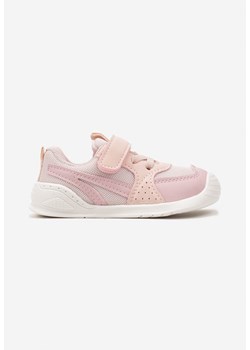Różowe Buty Sportowe Sneakersy z Zapięciem na Rzep Elisona ze sklepu born2be.pl w kategorii Buty sportowe dziecięce - zdjęcie 178206153