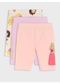 Sinsay - Legginsy 3 pack Disney Princess - wielobarwny ze sklepu Sinsay w kategorii Spodenki dziewczęce - zdjęcie 178208661