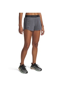Damskie spodenki treningowe Under Armour Tech Play Up Shorts - szare ze sklepu Sportstylestory.com w kategorii Szorty - zdjęcie 178209353