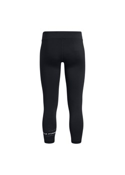 Dziewczęce legginsy treningowe Under Armour G Motion Branded Ankle Leg - czarne ze sklepu Sportstylestory.com w kategorii Spodnie dziewczęce - zdjęcie 178209361