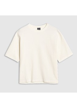 Damski t-shirt basic 4F 4FRSS25TTSHF2651 - biały ze sklepu Sportstylestory.com w kategorii Bluzki damskie - zdjęcie 178209700