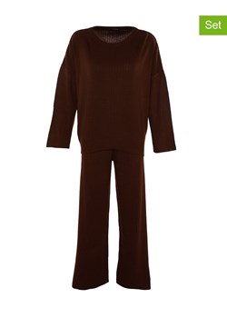 trendyol 2-częściowy zestaw w kolorze brązowym ze sklepu Limango Polska w kategorii Bluzy damskie - zdjęcie 178215014