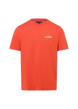 Tommy Hilfiger Koszulka męska Mężczyźni Bawełna pomarańczowy jednolity ze sklepu vangraaf w kategorii T-shirty męskie - zdjęcie 178215920