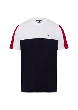Tommy Hilfiger Koszulka męska Mężczyźni Bawełna granatowy wzorzysty - id: 741147-0001-09920 - marki Tommy Hilfiger - 178215922 Tommy Hilfiger Koszulka męska Mężczyźni Bawełna granatowy wzorzysty ze sklepu vangraaf w kategorii T-shirty męskie - zdjęcie 178215922