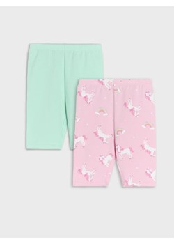 Sinsay - Szorty 2 pack - wielobarwny ze sklepu Sinsay w kategorii Spodenki dziewczęce - zdjęcie 178217552
