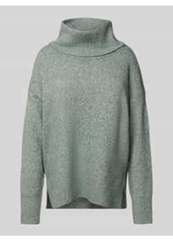 Sweter z miękkiej mieszanki materiałów z lejącym dekoltem model ‘DOFFY’ ze sklepu Peek&Cloppenburg  w kategorii Swetry damskie - zdjęcie 178218740