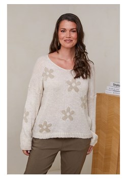 Curvy Lady Sweter w kolorze beżowym ze sklepu Limango Polska w kategorii Swetry damskie - zdjęcie 178221500