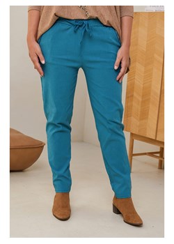 Curvy Lady Spodnie w kolorze niebieskim ze sklepu Limango Polska w kategorii Spodnie damskie - zdjęcie 178224594