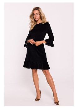 made of emotion Aksamitna sukienka w kolorze czarnym ze sklepu Limango Polska w kategorii Sukienki - zdjęcie 178224610