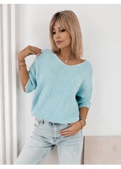 sweter vorla błękitny one size ze sklepu UBRA w kategorii Swetry damskie - zdjęcie 178225954