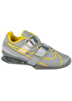 Buty treningowe Nike Romaleos 4 CD3463-002 szaro-żółte szare ze sklepu ButyModne.pl w kategorii Buty sportowe męskie - zdjęcie 178226863