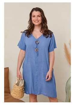 Curvy Lady Sukienka w kolorze błękitnym ze sklepu Limango Polska w kategorii Sukienki - zdjęcie 178230104