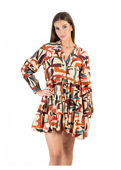 Isla Bonita by SIGRIS Sukienka w kolorze beżowym ze wzorem ze sklepu Limango Polska w kategorii Sukienki - zdjęcie 178230113