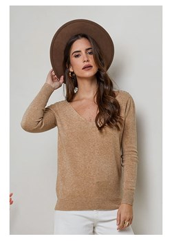 Soft Cashmere Sweter w kolorze karmelowym - id: 16151480 - marki Soft Cashmere - 178231382 Soft Cashmere Sweter w kolorze karmelowym ze sklepu Limango Polska w kategorii Swetry damskie - zdjęcie 178231382