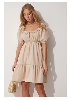 Happiness Istanbul Sukienka w kolorze beżowym ze sklepu Limango Polska w kategorii Sukienki - zdjęcie 178231421