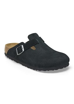 Birkenstock Skórzane klapki &quot;Boston&quot; w kolorze czarnym ze sklepu Limango Polska w kategorii Klapki damskie - zdjęcie 178231441