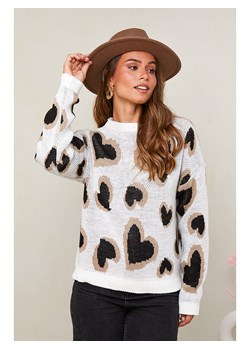 L&apos;armoire de Suzette Sweter w kolorze kremowo-czarnym ze sklepu Limango Polska w kategorii Swetry damskie - zdjęcie 178231501