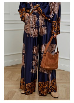 L&apos;armoire de Suzette Spodnie w kolorze granatowo-brązowym ze sklepu Limango Polska w kategorii Spodnie damskie - zdjęcie 178231531