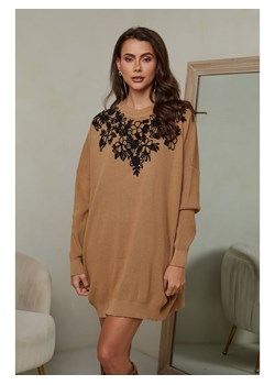 Joséfine Sukienka &quot;Gyonk&quot; w kolorze jasnobrązowym ze sklepu Limango Polska w kategorii Sukienki - zdjęcie 178231862