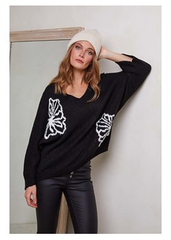 Joséfine Sweter &quot;Booni&quot; w kolorze czarnym ze sklepu Limango Polska w kategorii Swetry damskie - zdjęcie 178232263