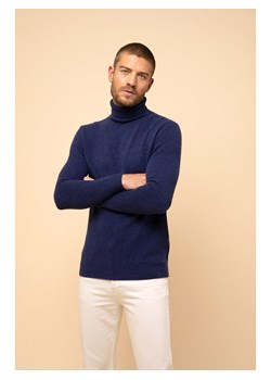 Just Cashmere Kaszmirowy golf "Sacha" w kolorze granatowym ze sklepu Limango Polska w kategorii Swetry męskie - zdjęcie 178232330