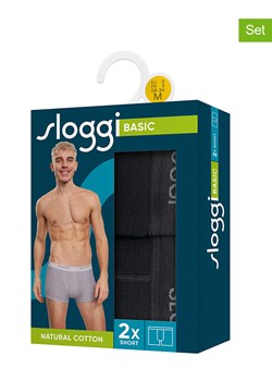 Sloggi Bokserki (2 pary) &quot;Basic&quot; w kolorze czarnym ze sklepu Limango Polska w kategorii Majtki męskie - zdjęcie 178233094