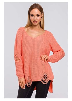 made of emotion Sweter w kolorze koralowym - id: 8477207 - marki Limango Polska - 178233323 made of emotion Sweter w kolorze koralowym ze sklepu Limango Polska w kategorii Swetry damskie - zdjęcie 178233323
