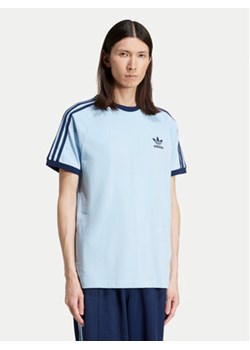 adidas T-Shirt adicolor Classics 3-Stripes JN7018 Błękitny Slim Fit ze sklepu MODIVO w kategorii T-shirty męskie - zdjęcie 178235330