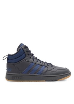 adidas Sneakersy Hoops 3.0 Mid Winter IF2635 Szary ze sklepu MODIVO w kategorii Buty sportowe męskie - zdjęcie 178237940