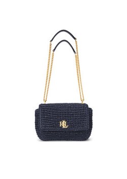 LAUREN RALPH LAUREN Torebka Woven Straw Medium Sophee Shoulder Bag 431920043005 Granatowy ze sklepu MODIVO w kategorii Kopertówki - zdjęcie 178238381