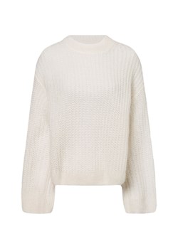 Marie Lund Sweter damski z dzianiny Kobiety Wełna écru jednolity ze sklepu vangraaf w kategorii Swetry damskie - zdjęcie 178241121
