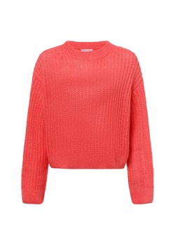 Marie Lund Sweter damski z dzianiny Kobiety Wełna koralowy jednolity ze sklepu vangraaf w kategorii Swetry damskie - zdjęcie 178241122