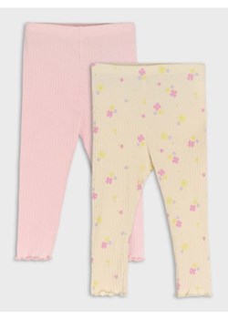 Sinsay - Legginsy 2 pack - różowy ze sklepu Sinsay w kategorii Odzież dla niemowląt - zdjęcie 178243031